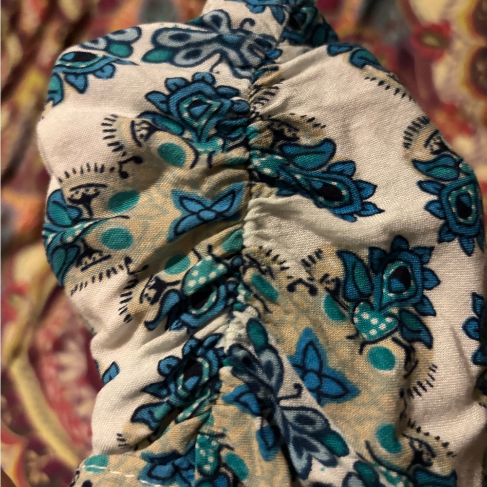 Bohemian Patterned Dress with Pockets - Picture 9 of 11